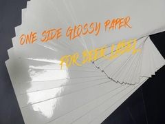 80gm biały papier piwny, papier z etykietami na winach, z wodoodpornością