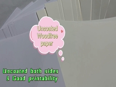 Papier offsetowy bez drewna, papier obligacyjny, papier drukarski biały offsetowy