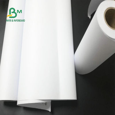 24 '' x 150 stóp 92 Jasność 20lb Papier do plotera CAD Niepowlekany papier dokumentowy Rolka 2'' Rdzeń