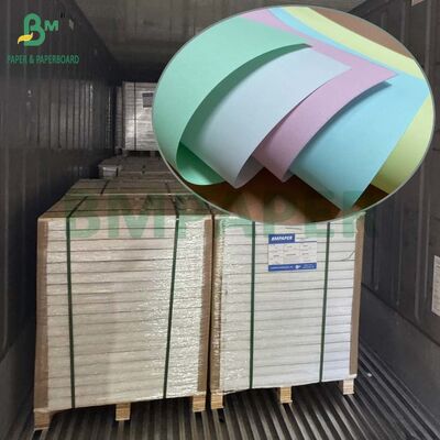 Biały papier samokopiujący NCR 80 g/m² CB i żółty papier samokopiujący NCR 56 g/m² CF, arkusz 22”x 34”