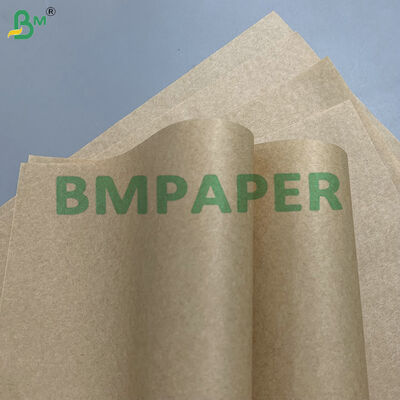 Kompostowalny papier do pakowania kanapek 30 g / m2, 40 g / m2 Papier olejoodporny do restauracji typu fast food