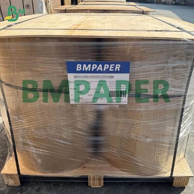 80gm Brown Kraft Ribbed Paper Roll Package 55cm szerokość, średnia jakość