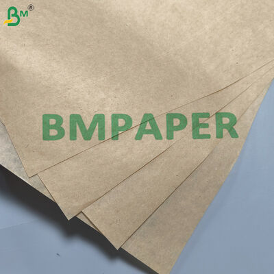 Naturalny Kraft Glass Interleaving Paper Roll 35 - 40gsm Papier oddzielający przeciw pleśni dla samochodowego szkła powlekanego PV