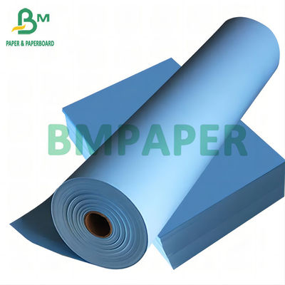 Papier do plotera Cad o gramaturze 80 g / m2 Druk atramentowy Niebieska rolka 310 mm 620 mm x 150 m Długość