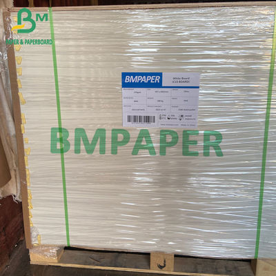 Tektura z kości słoniowej SBS, jednostronnie powlekany biały papier 350 g / m2 375 g / m2 70 cm x 100 cm