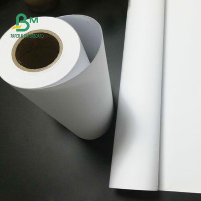 24 '' x 150 stóp 92 Jasność 20lb Papier do plotera CAD Niepowlekany papier dokumentowy Rolka 2'' Rdzeń