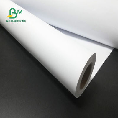 24 '' x 150 stóp 92 Jasność 20lb Papier do plotera CAD Niepowlekany papier dokumentowy Rolka 2'' Rdzeń