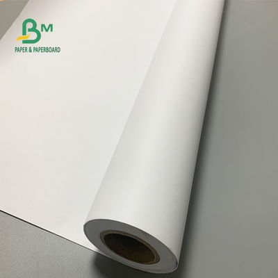 36 '' x 500 stóp 92 Jasność 20lb Papier do plotera CAD Niepowlekany papier dokumentowy Rolka 3'' Rdzeń