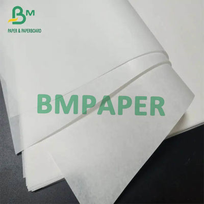 Papier pakowy MG o gramaturze 30 g / m2 i gramaturze 40 g / m2 Pojedynczy jasny biały spożywczy Odporny na tłuszcz