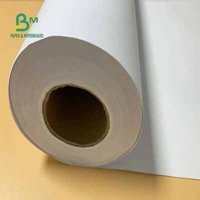 36 '' x 300 stóp 20 funtów Bezdrzewny papier do drukarek atramentowych Bond Niepowlekany papier CAD 2'' Rdzeń