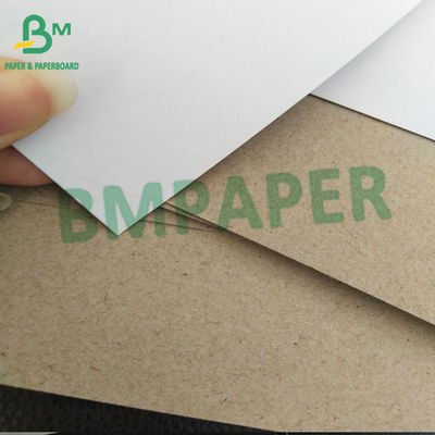 Szara tylna płyta dwustronna powlekana GD2 Papier z makulatury Masa celulozowa Biały wierzch