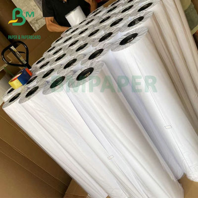Papier do plotera atramentowego 2-stronny biały 20LB Bond Roll 2-calowy rdzeń 24-calowy szerokość