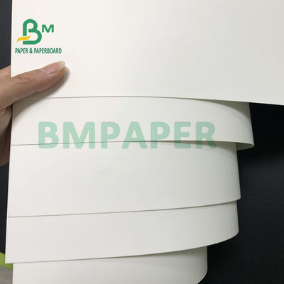 Błyszczące białe arkusze papieru syntetycznego, papier samoprzylepny PET wodoodporny do drukowania