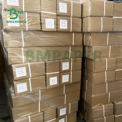 92% biel 80gsm Rolka papieru do plotera, zwykła biała rolka papieru do plotera CAD 24 '' X 150 stóp