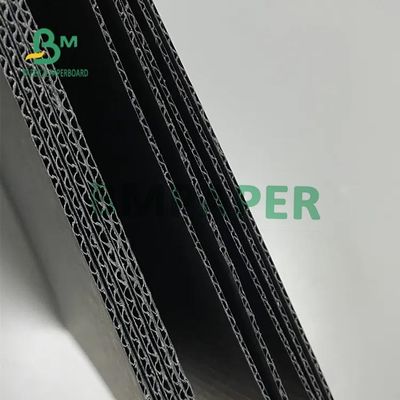 E F Flet Czarny tektura falista 110 g / m2 120 g / m2 Grubość 150 g / m2