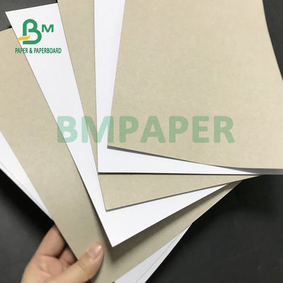 635 mm x 914 mm biała powlekana płyta z szarym tyłem z recyklingu, do druku