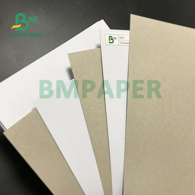 635 mm x 914 mm biała powlekana płyta z szarym tyłem z recyklingu, do druku