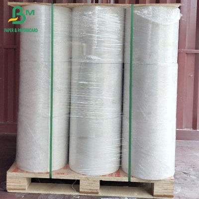 Biały papier termiczny z pulpy drzewnej na bilety 48 g / m2 55 g / m2 65 g / m2 70 g / m2