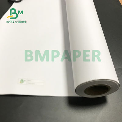 Papier do drukarek atramentowych 914 mm x 100 m 20 funtów Dwie strony biały do ​​przedstawiania projektów