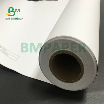 Papier do drukarek atramentowych 914 mm x 100 m 20 funtów Dwie strony biały do ​​przedstawiania projektów