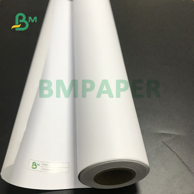 Papier do drukarek atramentowych 914 mm x 100 m 20 funtów Dwie strony biały do ​​przedstawiania projektów