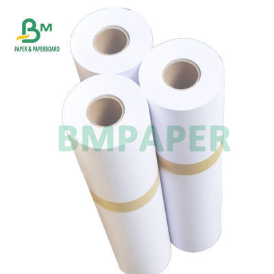 Szeroki format 80gm 20LB Cad Plotter Paper Roll 18'' 24' 36' X 500ft Do Inżynieryjnego Rysunku Architektonicznego