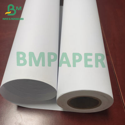 24 &quot;X 150' 20lb CAD Niepowlekany papier do ploterów Jasny biały kolor do inżynierii