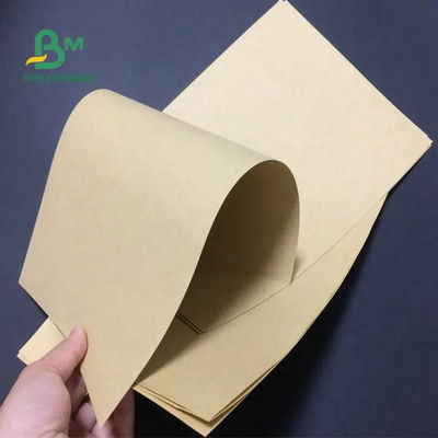 Olejoodporna brązowa tektura Kraft Liner, rolki papieru powlekanego PE do pakowania żywności 70 g / m2 80 g / m2 90 g / m2