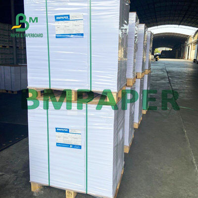 Matowy biały błyszczący papier C2S 120 g 635 x 965 mm na kartki okolicznościowe