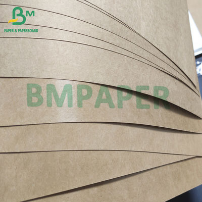 FDA Degradable Natural Brown Kraft Cup Stock Zupa Bowl Paper 250gsm