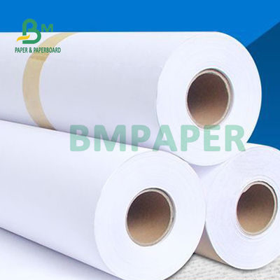 20lb Papel Plotter Atramentowy do drukarki wielkoformatowej 24 '' 36 '' x 50 m Ostry obraz