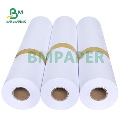 20lb Papel Plotter Atramentowy do drukarki wielkoformatowej 24 '' 36 '' x 50 m Ostry obraz