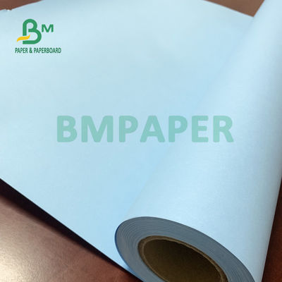 20LB Dwustronny niebieski papier do kopiowania, niepowlekany, 620 mm x 100 m