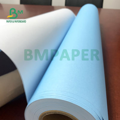 30 '' X 150ft 2'' Rdzeń Jednostronny niebieski papier CAD Bond 20lb Gładkość