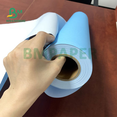 30 '' X 150ft 2'' Rdzeń Jednostronny niebieski papier CAD Bond 20lb Gładkość