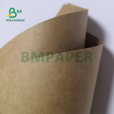300 g / m2 Brązowy niebielony papier pakowy w rolce do pakowania fast food 70 cm