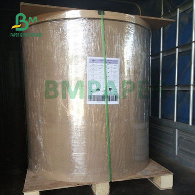 300 g / m2 Brązowy niebielony papier pakowy w rolce do pakowania fast food 70 cm