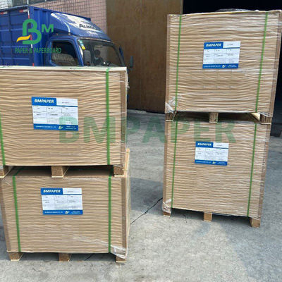 Biały błyszczący tekst C2S o gramaturze 100 funtów do kart stojakowych 315 mm x 468 mm Wysoka biel