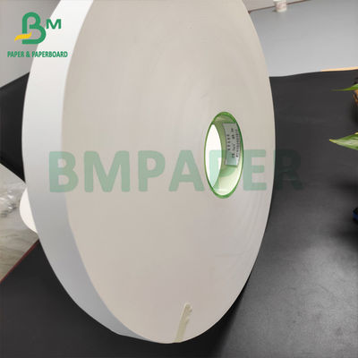 Bezpieczny dla żywności papier do pakowania słomy o gramaturze 24 g / m2 Biały kolor Rolki 27 mm x 6000 metrów