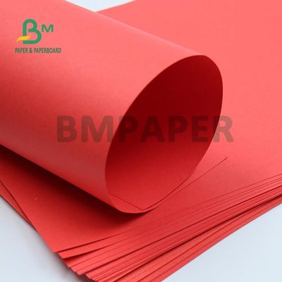 100 - 250 g / m2 Niepowlekany papier Bristol w kolorze czerwonym do majsterkowania 1350 mm Wyraźny obraz