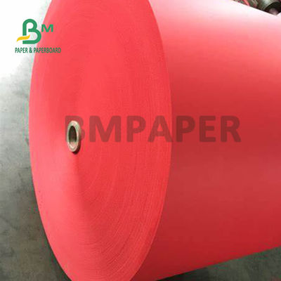 100 - 250 g / m2 Niepowlekany papier Bristol w kolorze czerwonym do majsterkowania 1350 mm Wyraźny obraz