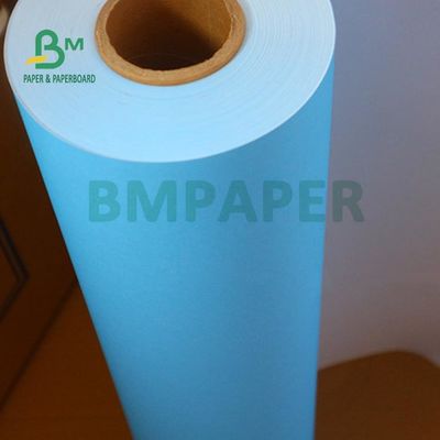 Niebieski papier cyfrowy o gramaturze 80 g / m2 do rysowania inżynierskiego 20 &amp;#39;&amp;#39; 24 &amp;#39; X 50 jardów 2 cale rdzenia