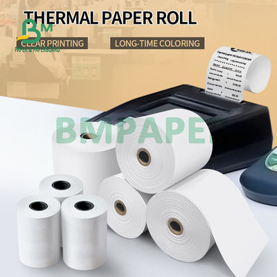 BPA Free 65gsm Rolka papieru do drukarki termicznej do paragonu kasjera 80mm 57mm