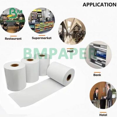 Drukarka bankomatowa 65 g / m2 Rolka papieru termicznego Pos do supermarketu 80 x 80 mm