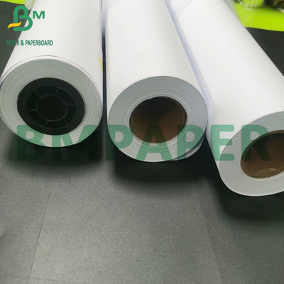 20lb Biały papier CAD Plotter Wysokiej jasności Czyste papiery do inżynierii