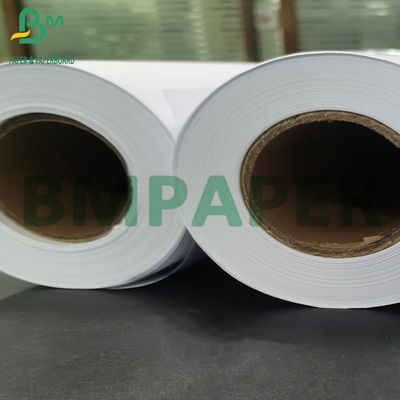 20lb niepowlekany biały papier CAD Plotter Engineering Roll Bond Paper Do druku