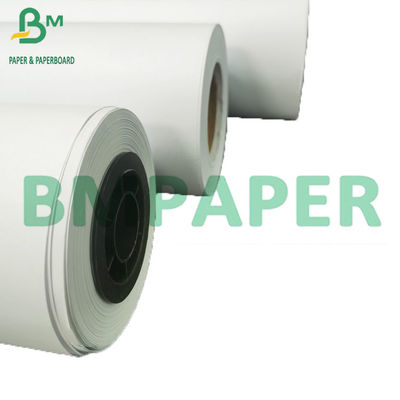 20lb niepowlekany biały papier CAD Plotter Engineering Roll Bond Paper Do druku
