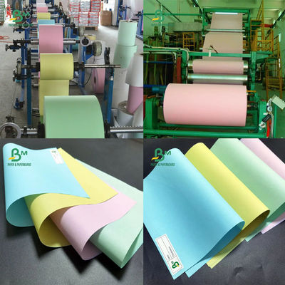 SGS Papier kopiowy bezwęglowy CB CFB CF Rozmiar 43 X 61cm A2 55-60 Gsm Papier biały Czarny obraz