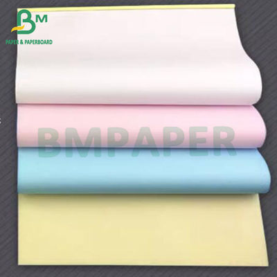 FDA Papier kopiowy bezwęglowy 55gm CB CF CFB Wielokolorowy dostępny papier z księgami pokwitowaniami