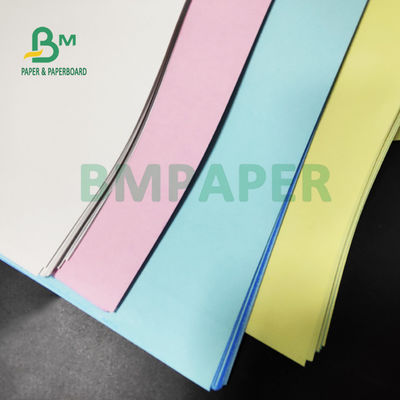 55 gm 60 gm Różowa Biała Błękitna NCR Papier biurowy do druku na fakturę 70 x 100 cm